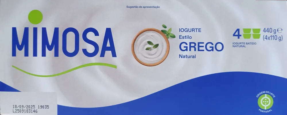 iogurte estilo grego natural