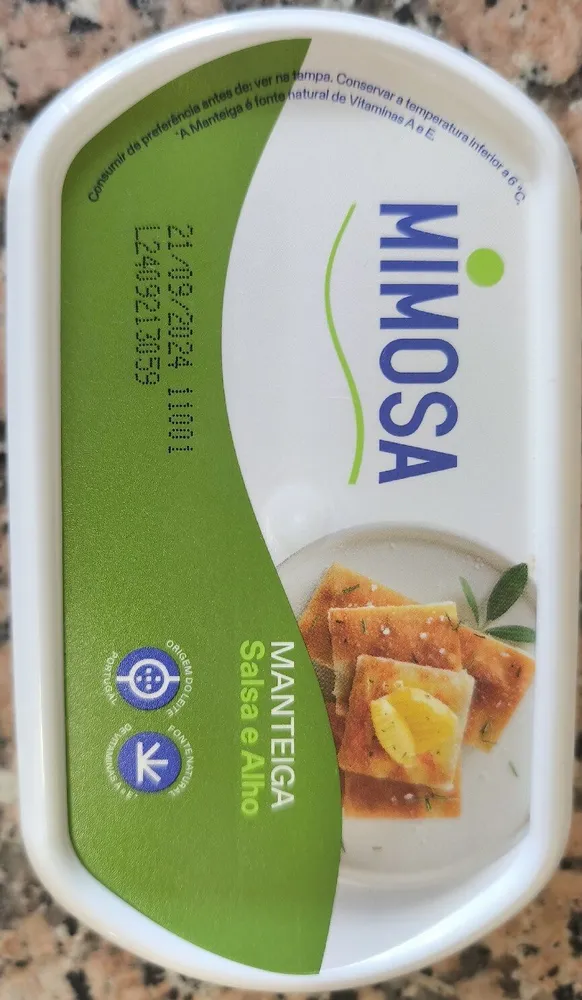Manteiga Salsa e Alho