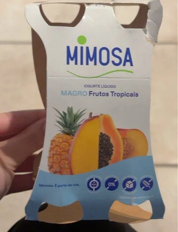 Iogurte líquido magro frutos tropicais