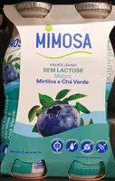 Iogurte Líquido sem Lactose Magro Mirtilos e Chá Verde