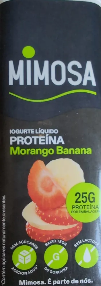 Iogurte Líquido Proteína Morango Banana