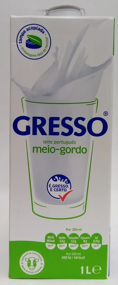 leite português meio-gordo