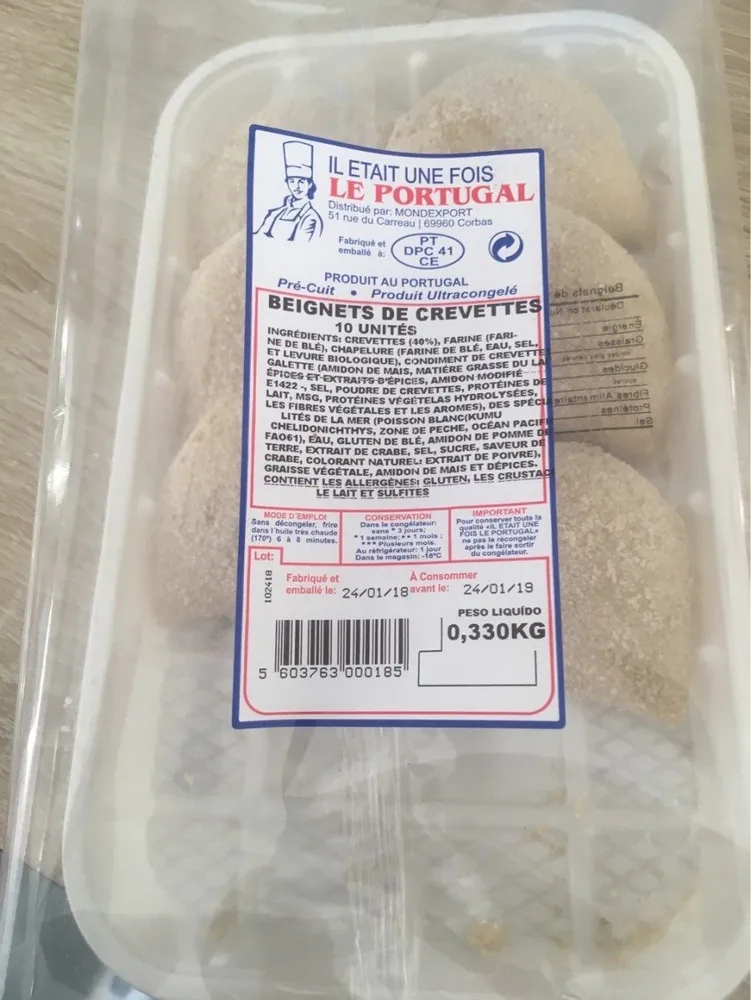 Beignet De Crevette Le Portugal,