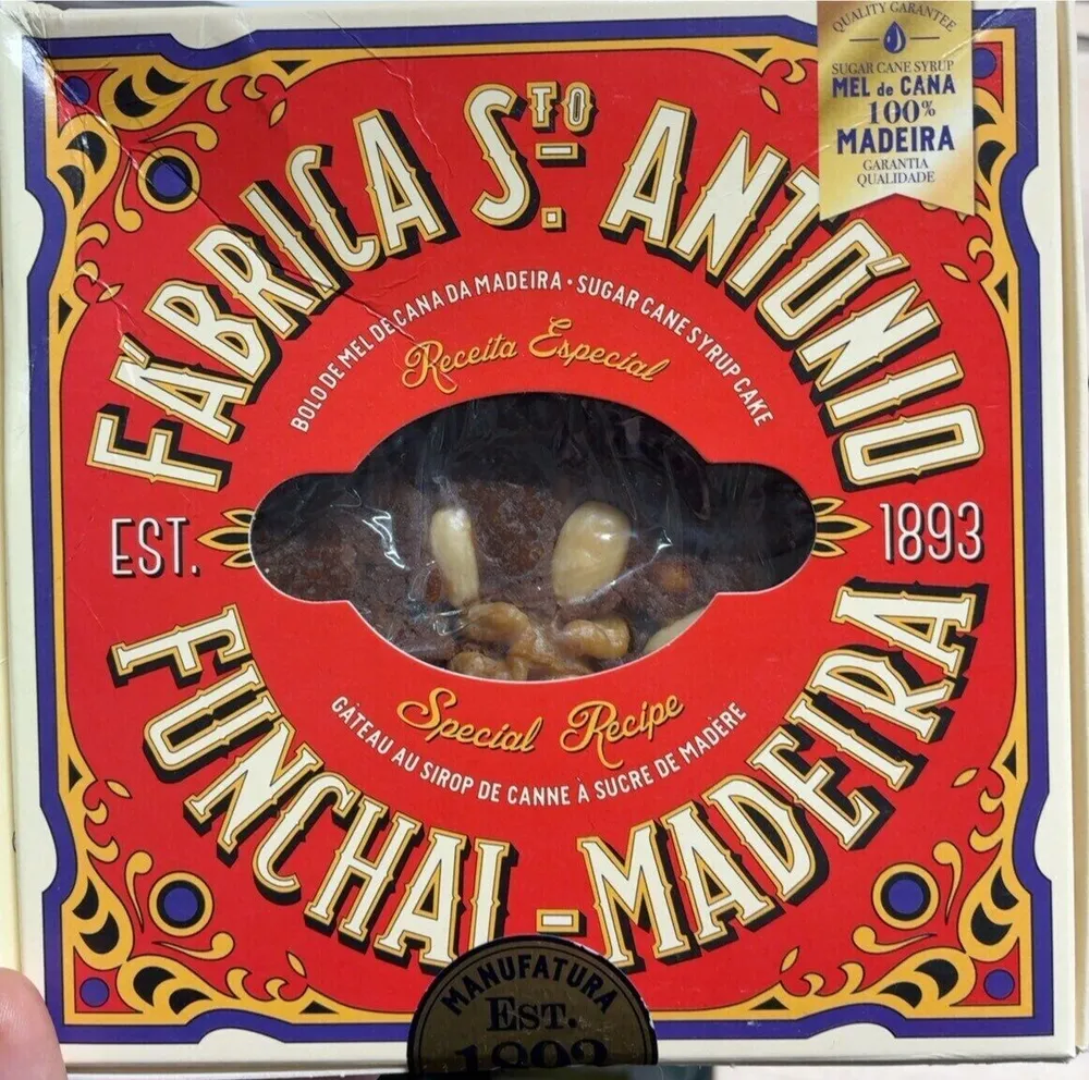 Bolo de mel de cana de madeira
