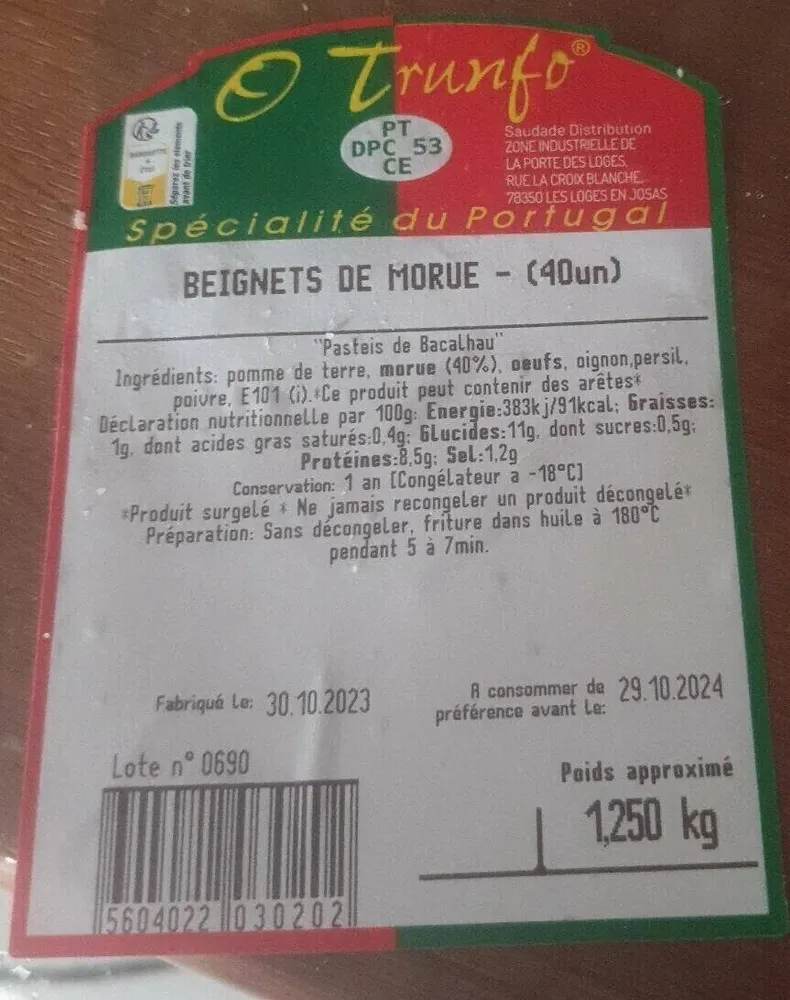 Beignets de morue