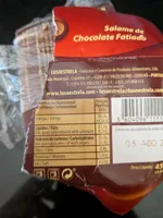 Salame de Chocolate Fatiado