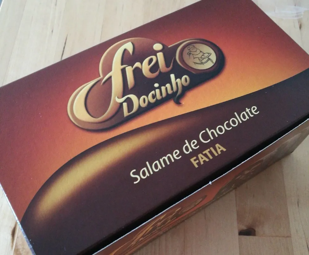 Salame de Chocolate Fatia