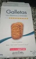 Galletas con vitaminas y minerales