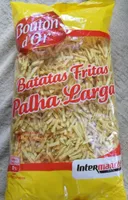Patates frites en forme de frites