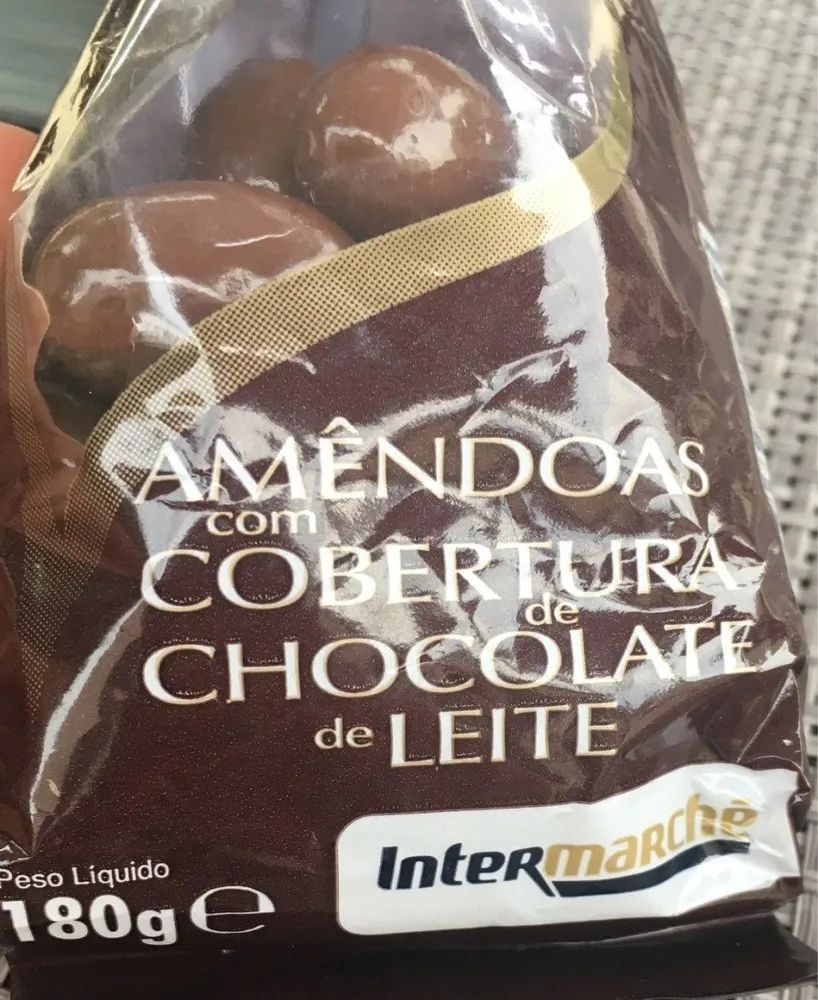 Amendoas com cobertura de chocolate