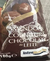 Amendoas com cobertura de chocolate