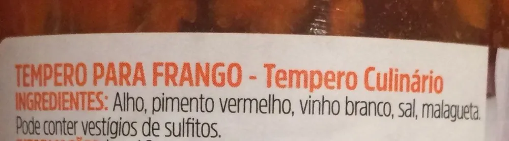 Tempero para Frango