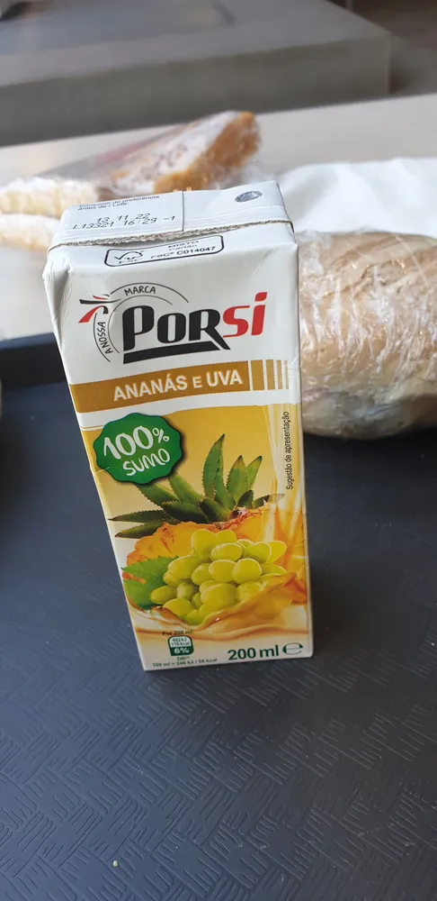 Sumo Ananás e Uva