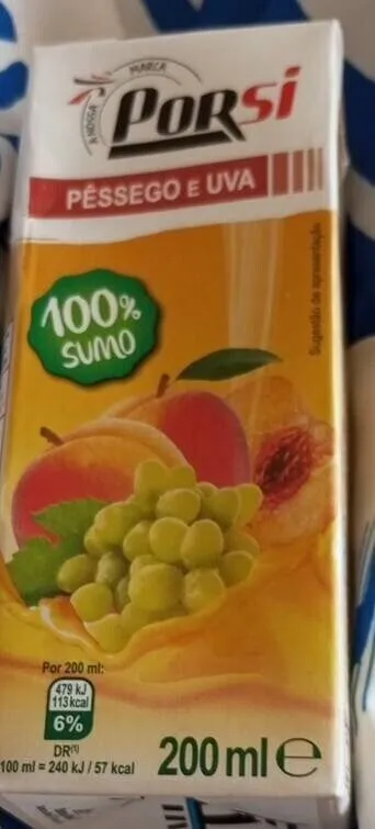 Pêche et raisins