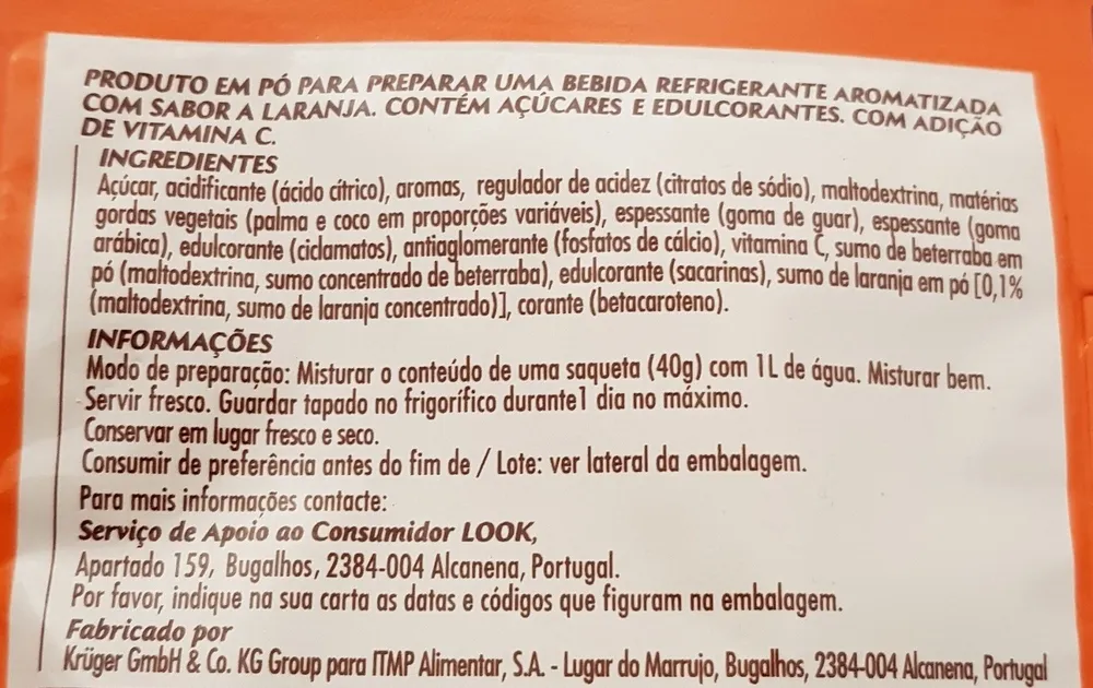 Refresco Po Laranja