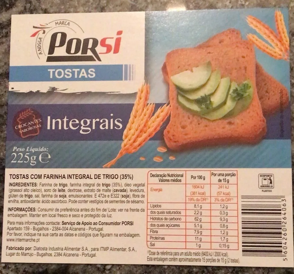 Toasts integrais