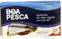 Sardinhas em óleo vegetal com piri-piri