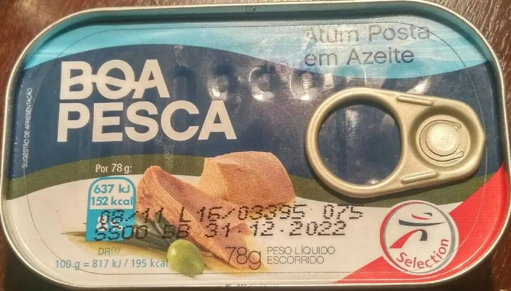Atum Posta em Azeite