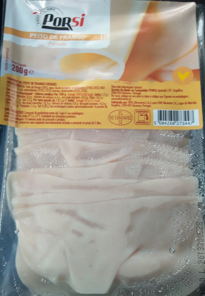 Peito de Frango Fatiado