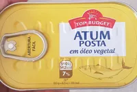 Atum Posta em óleo vegetal