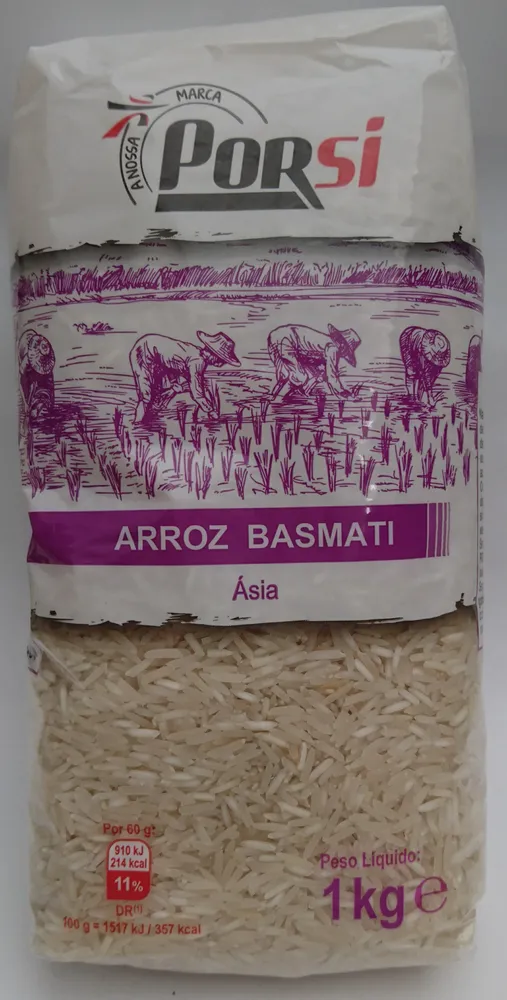 Arroz Basmati Ásia