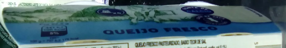 Queijo Fresco Baixo Teor de Sal