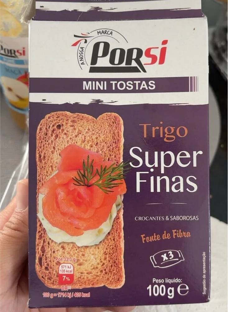 Mini Tostas Trigo Super Finas