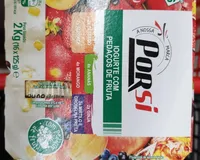 Iogurte com pedaços de fruta