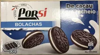 Bolachas De cacau com recheio