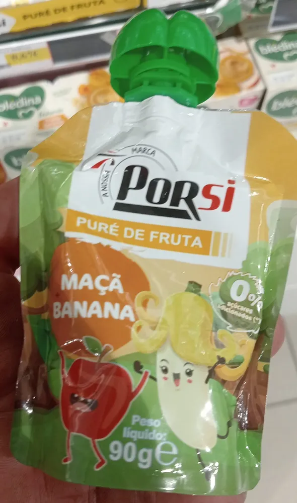 Puré de Fruta Maçã + Banana