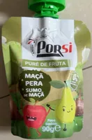 Puré de Fruta Maçã + Pera + Sumo de Maçã