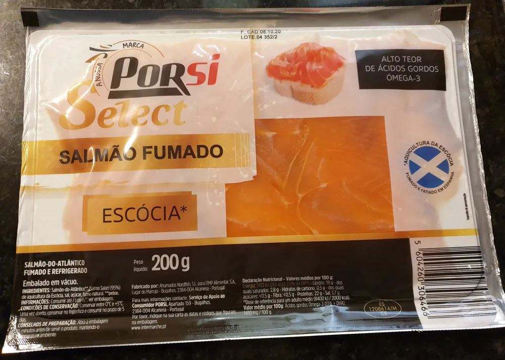 Salmão Fumado