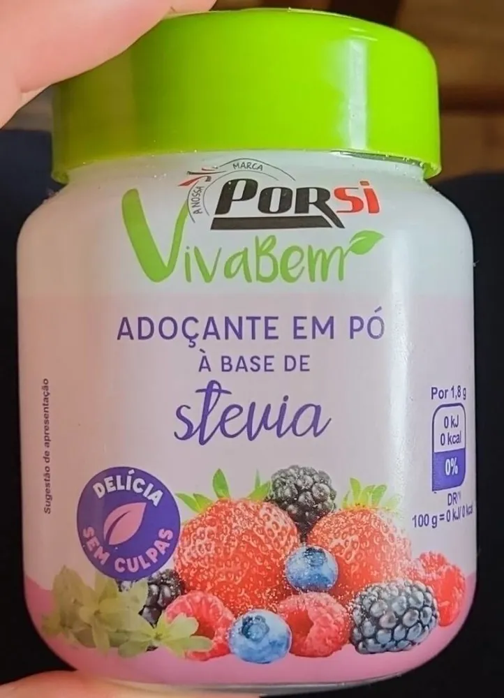 Adoçante em Pó à Base de Stevia