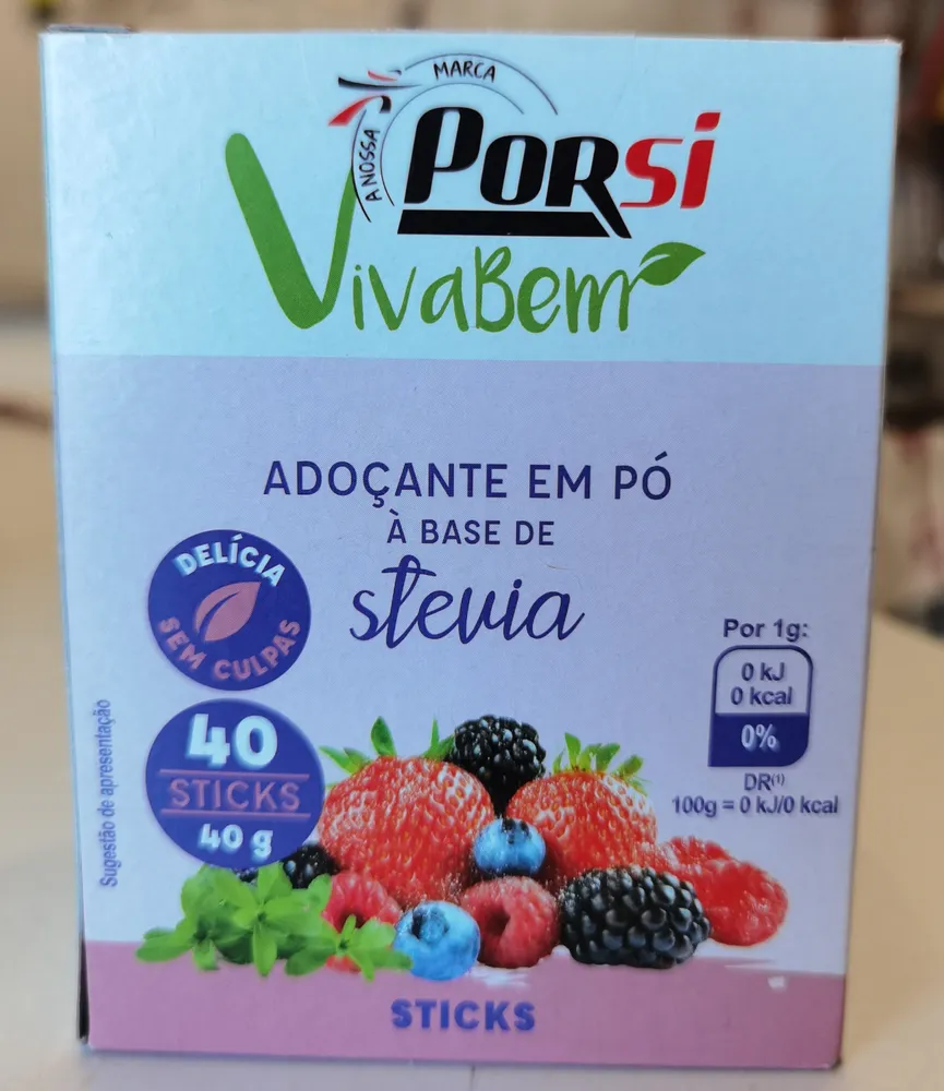Adoçante em Pó à Base de stevia