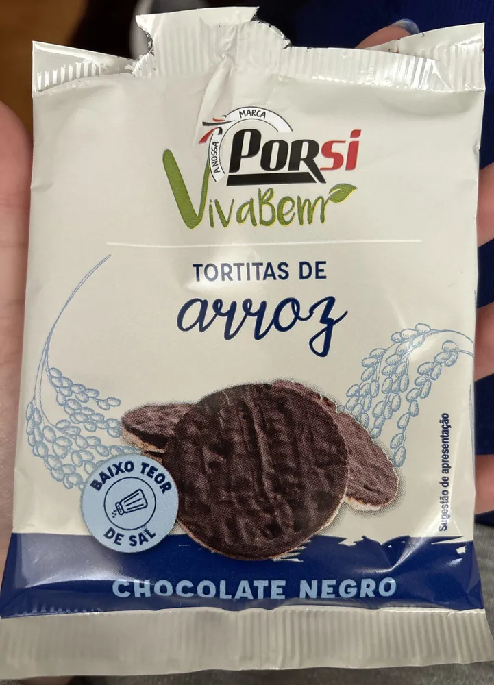 Tortitas de arroz Chocolate Negro