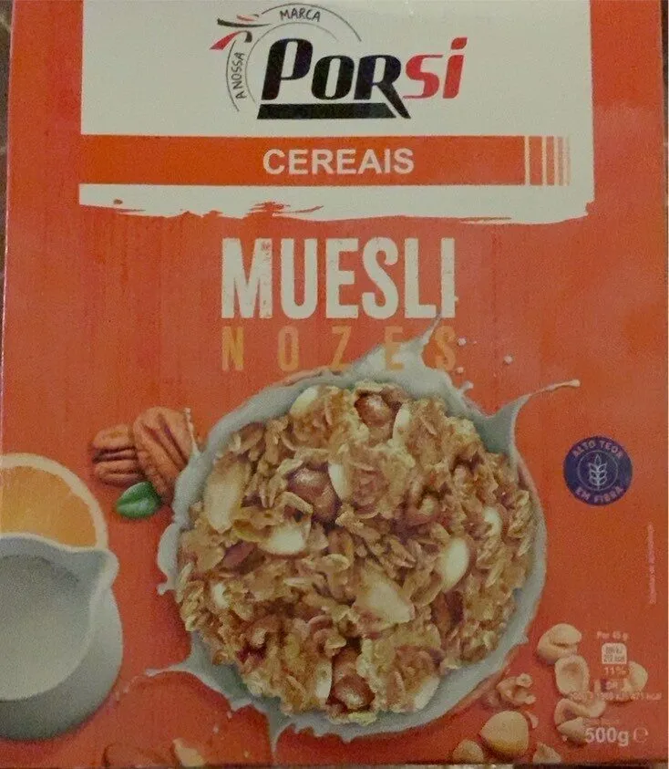 Cereais Muesli Nozes