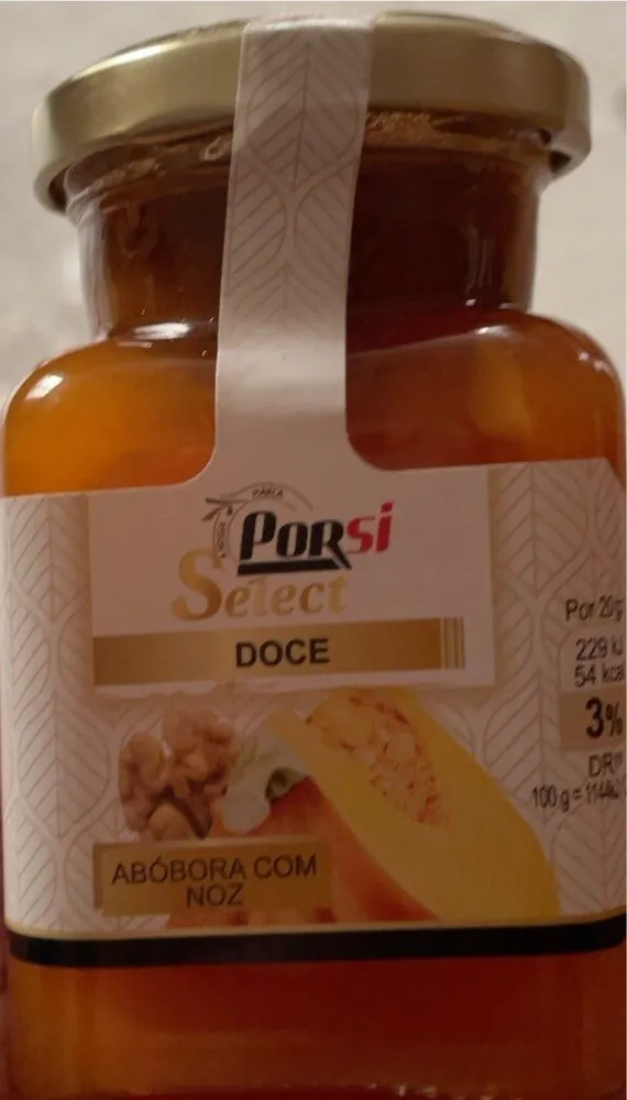 Doce Abóbora com Noz