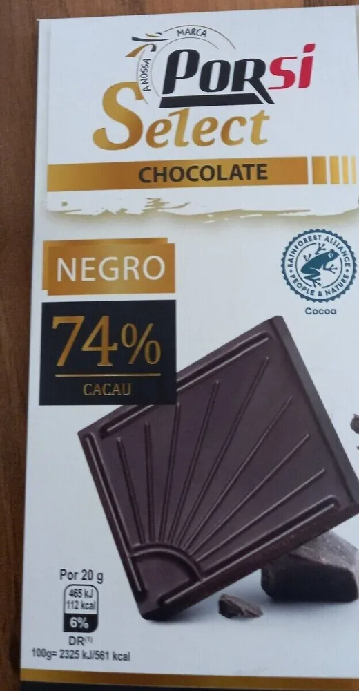 Chocolate Negro 74% Cacau