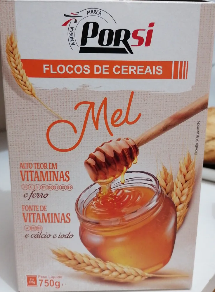 Flocos de Cereais Mel