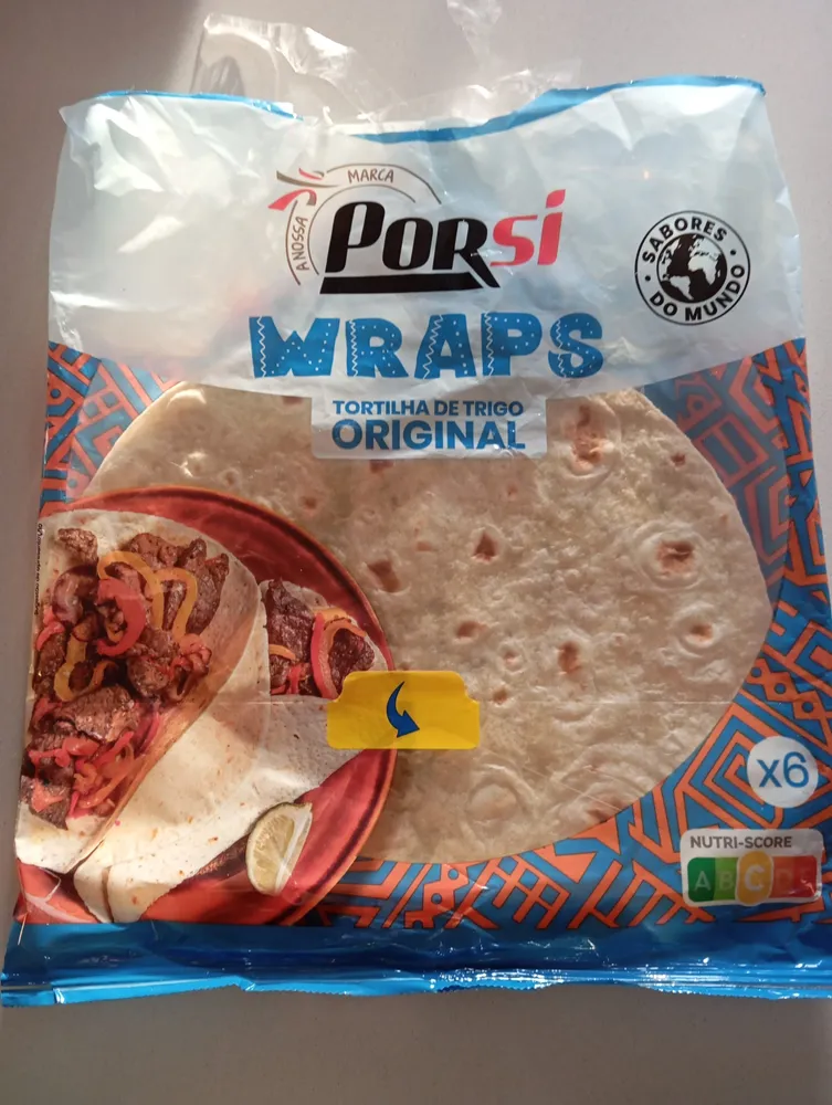 Wraps tortilha de trigo