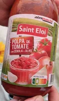 Polpa de tomate com cebola de alho