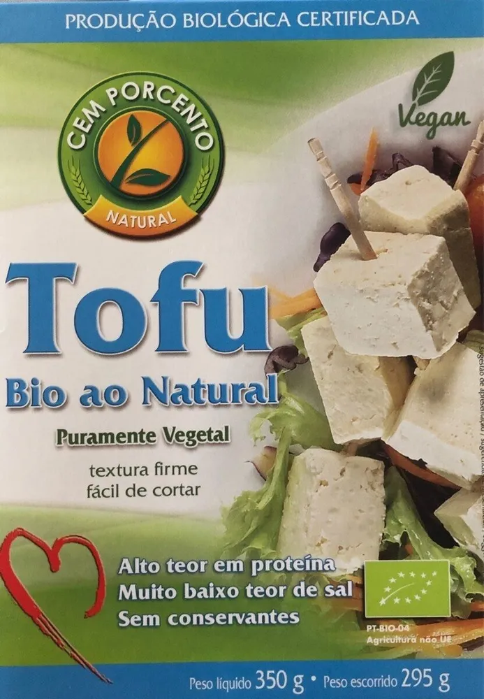 Tofu bio ao natural