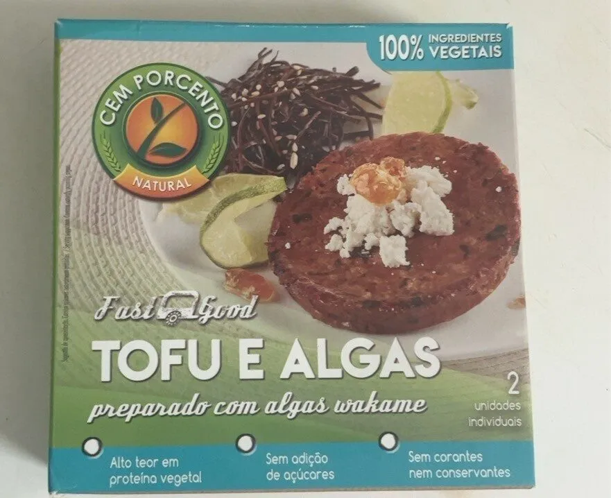 Tofu e algas