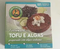 Tofu e algas