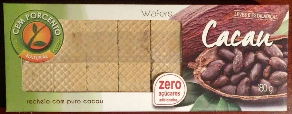Wafers rellenos de cacao