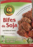 Bifes de Soja com Molho de Tomate