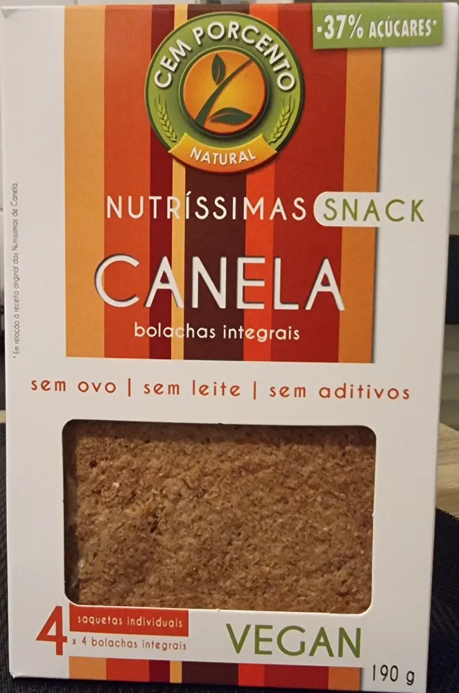Nutríssimas Snack Canela
