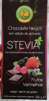 Chocolate Negro Stevia Frutos Vermelhos