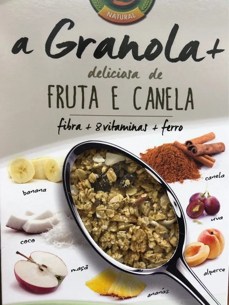 a Granola + deliciosa de Fruta e Canela