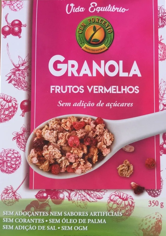 Granola frutos vermelhos